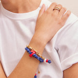 Team Knotty Varsity Custom Bracelet - France Single Digit