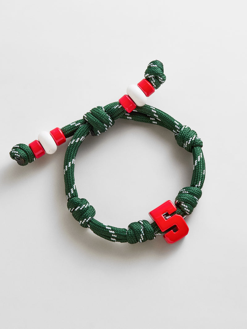 Team Knotty Varsity Custom Bracelet - Mexico Single Digit
