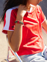 BaubleBar Team Knotty Varsity Custom Bracelet - Portugal Double Digit - 
    Custom waterproof bracelet 
  

