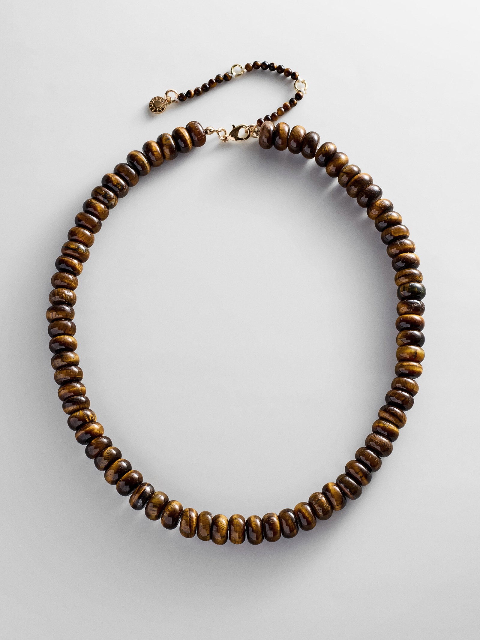 Joyce Semi-Precious Beaded Necklace - Tiger's Eye