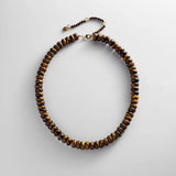 Joyce Semi-Precious Beaded Necklace - Tiger's Eye