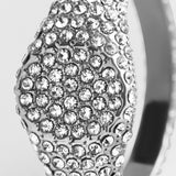 Penelope Signet Ring - Silver/Pavé