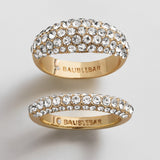 Shea Pavé Ring Set - Gold/Pavé