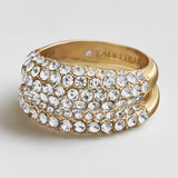 Shea Pavé Ring Set - Gold/Pavé