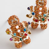 Bake It Bright Gingerbread Earrings