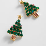 Trim & Proper Christmas Tree Earrings