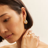 Maude Gold Stud Earrings