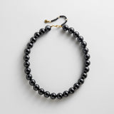 Mini Jane Beaded Necklace  - Black Bead