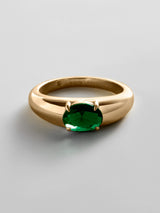 BaubleBar Emerald - 
    Personalized crystal ring
  
