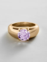BaubleBar Light Amethyst - 
    Personalized crystal ring
  
