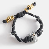 Disney Mickey Mouse Ghost Paracord Bracelet - Black
