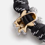 Disney Mickey Mouse Ghost Paracord Bracelet - Black