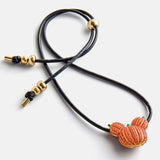 Disney Mickey Mouse Pumpkin Cord Necklace - Orange