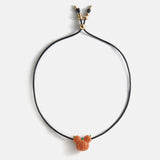 Disney Mickey Mouse Pumpkin Cord Necklace - Orange