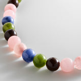 Mini Jane Beaded Necklace - Pink/Blue Multi