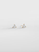 BaubleBar 14K Gold Plated Sterling Silver - 
    Crystal stud earrings 
  
