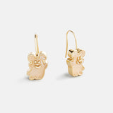 Disney Mickey Mouse Ghost Drop Earrings - White