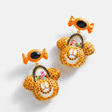 Disney Mickey Mouse Glow-In-The-Dark Trick Or Treat Earrings - Multi