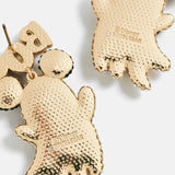 Disney Mickey Mouse “BOO” Ghost Statement Earrings - Clear