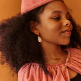 Ghosting Around Glow-In-The-Dark Kids' Halloween Earrings - White