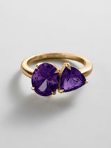 BaubleBar Amethyst|Amethyst - 
     Personalized crystal ring
  
