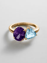 BaubleBar Amethyst|Aquamarine - 
     Personalized crystal ring
  
