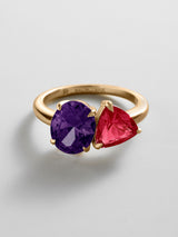 BaubleBar Amethyst|Ruby - 
     Personalized crystal ring
  
