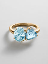 BaubleBar Aquamarine|Aquamarine - 
     Personalized crystal ring
  
