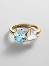 BaubleBar Aquamarine|Crystal - 
     Personalized crystal ring
  
