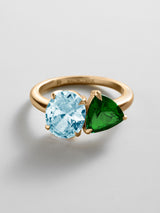 BaubleBar Aquamarine|Emerald - 
     Personalized crystal ring
  
