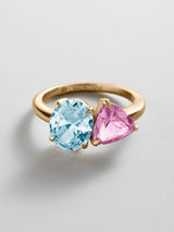 BaubleBar Aquamarine|Rose - 
     Personalized crystal ring
  
