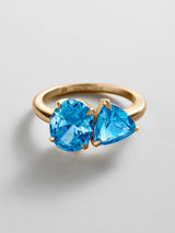 BaubleBar Blue Zircon|Blue Zircon - 
     Personalized crystal ring
  
