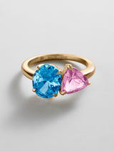 BaubleBar Blue Zircon|Rose - 
     Personalized crystal ring
  

