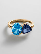 BaubleBar Blue Zircon|Sapphire - 
     Personalized crystal ring
  
