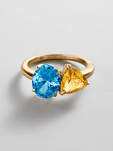 BaubleBar Blue Zircon|Topaz - 
     Personalized crystal ring
  
