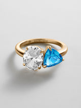 BaubleBar Crystal|Blue Zircon - 
     Personalized crystal ring
  
