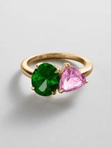 BaubleBar Emerald|Rose - 
     Personalized crystal ring
  
