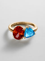BaubleBar Garnet|Blue Zircon - 
     Personalized crystal ring
  
