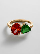 BaubleBar Garnet|Emerald - 
     Personalized crystal ring
  
