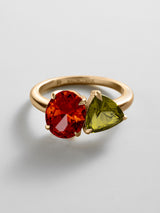 BaubleBar Garnet|Peridot - 
     Personalized crystal ring
  
