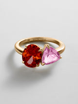 BaubleBar Garnet|Rose - 
     Personalized crystal ring
  
