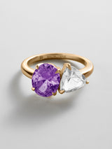 BaubleBar Light Amethyst|Crystal - 
     Personalized crystal ring
  
