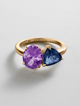 BaubleBar Light Amethyst|Sapphire - 
     Personalized crystal ring
  
