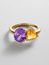 BaubleBar Light Amethyst|Topaz - 
     Personalized crystal ring
  
