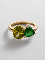 BaubleBar Peridot|Emerald - 
     Personalized crystal ring
  
