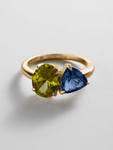 BaubleBar Peridot|Sapphire - 
     Personalized crystal ring
  
