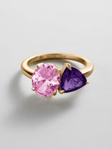 BaubleBar Rose|Amethyst - 
     Personalized crystal ring
  
