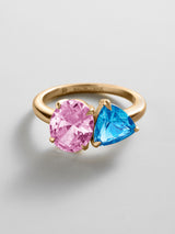 BaubleBar Rose|Blue Zircon - 
     Personalized crystal ring
  
