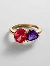 BaubleBar Ruby|Amethyst - 
     Personalized crystal ring
  
