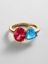 BaubleBar Ruby|Blue Zircon - 
     Personalized crystal ring
  
